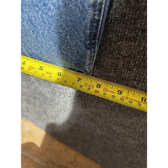 Carhartt Jeans Mens 40x30 Blue Relaxed Fit B17 DST Tapered Denim Pants - Picture 3 of 7